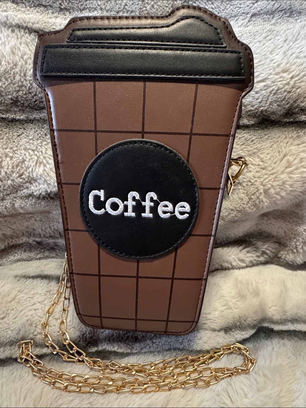 Coffee Cup Crossbody Bag